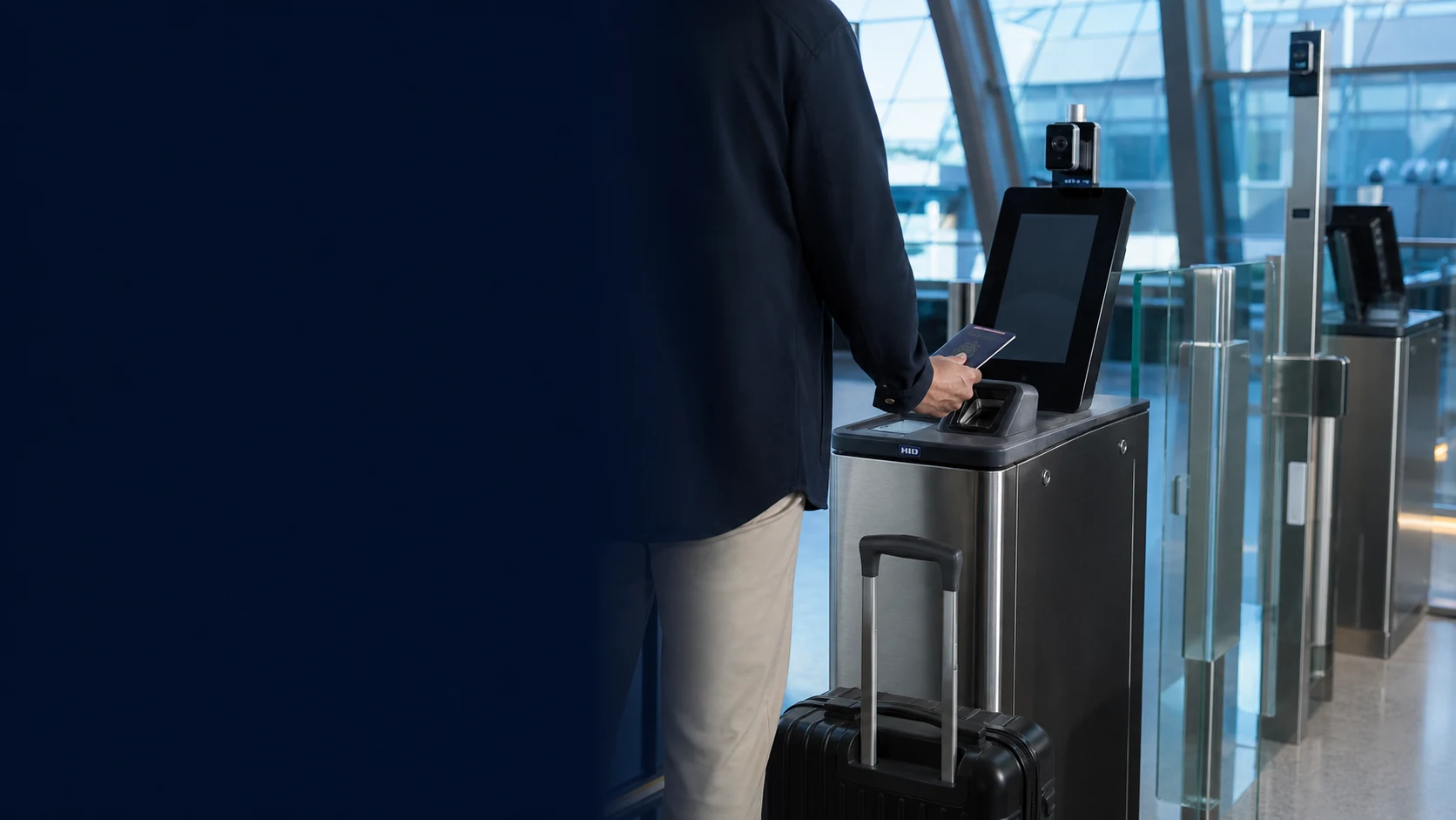Illustration of biometric identity verification